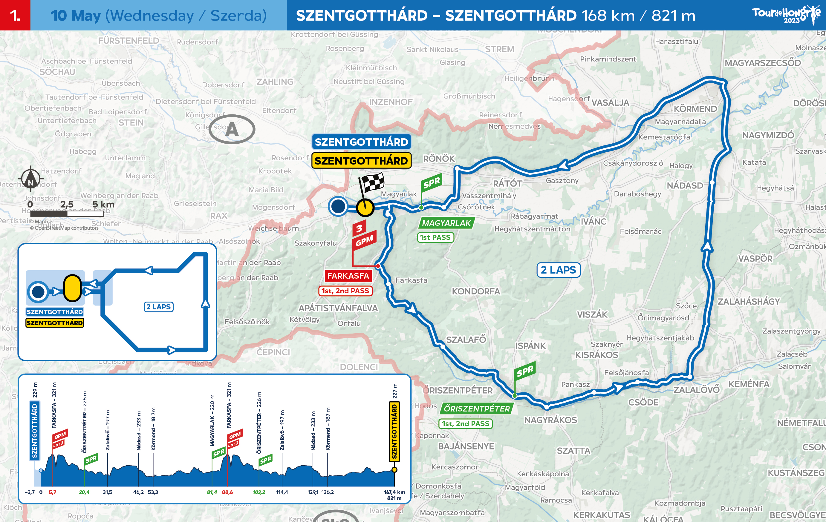 tour de hongrie 2023 utvonal ismerteto 01