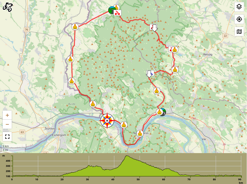 borzsonyring bringatura utvonala