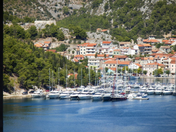 01Skradin a kikötővel